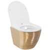 Misa WC podwieszana Carlo Flat Brush Gold