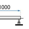 Odpływ liniowy Rea Line 2 100 cm