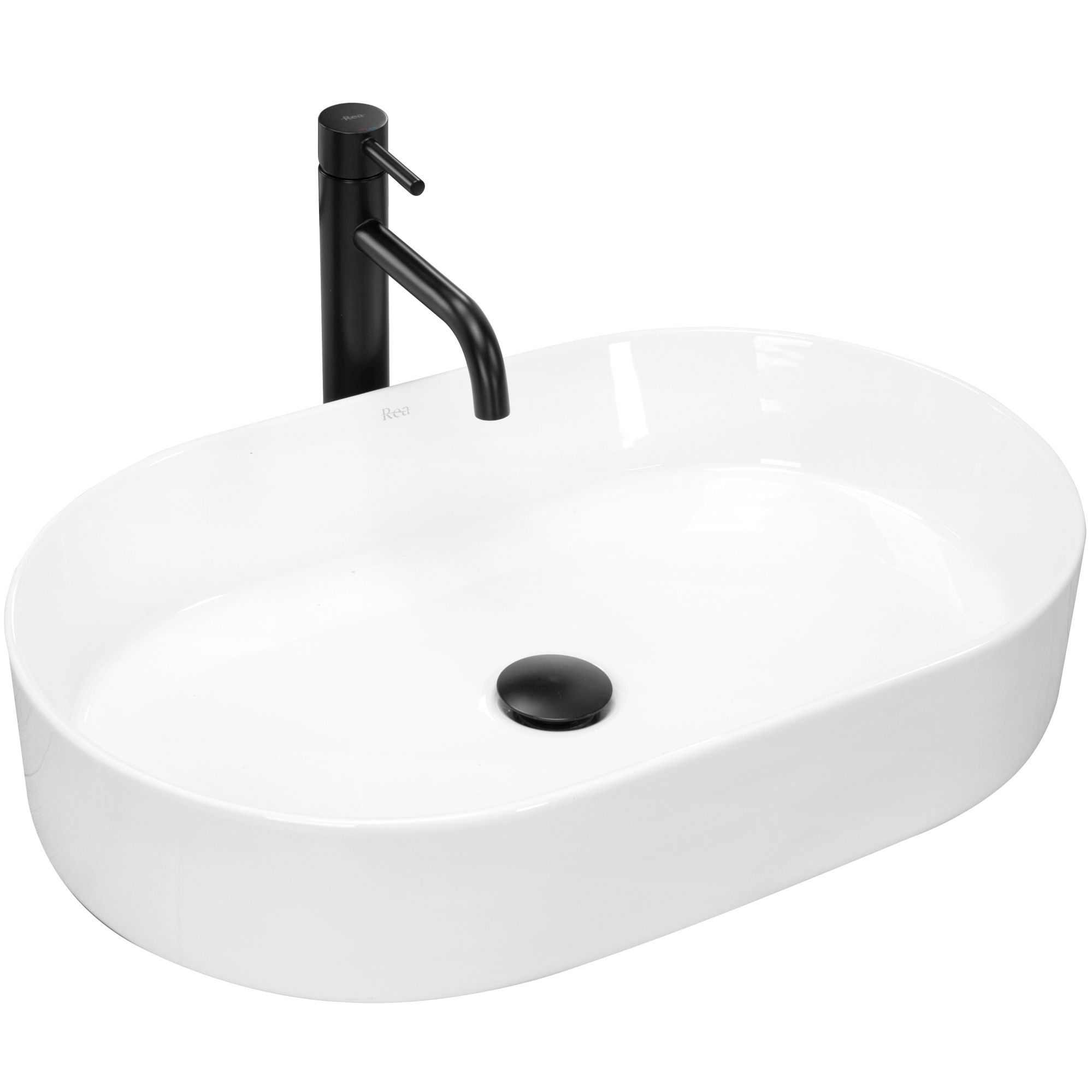 Lavabo Da Appoggio In Ceramica Rea Nadia 60
