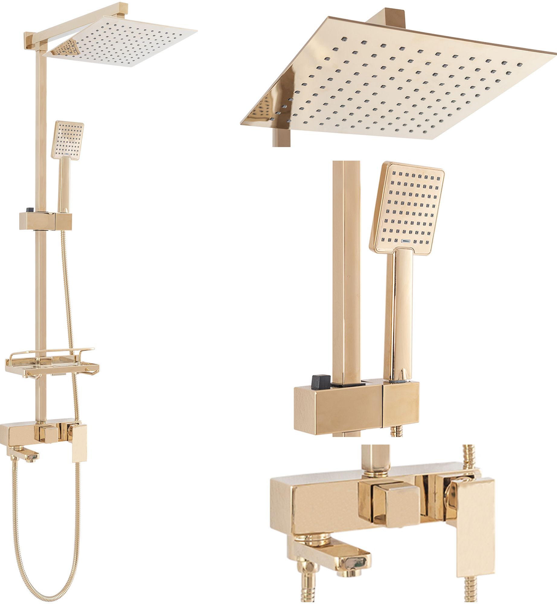 Image of Set Doccia Da Incasso Jack oro