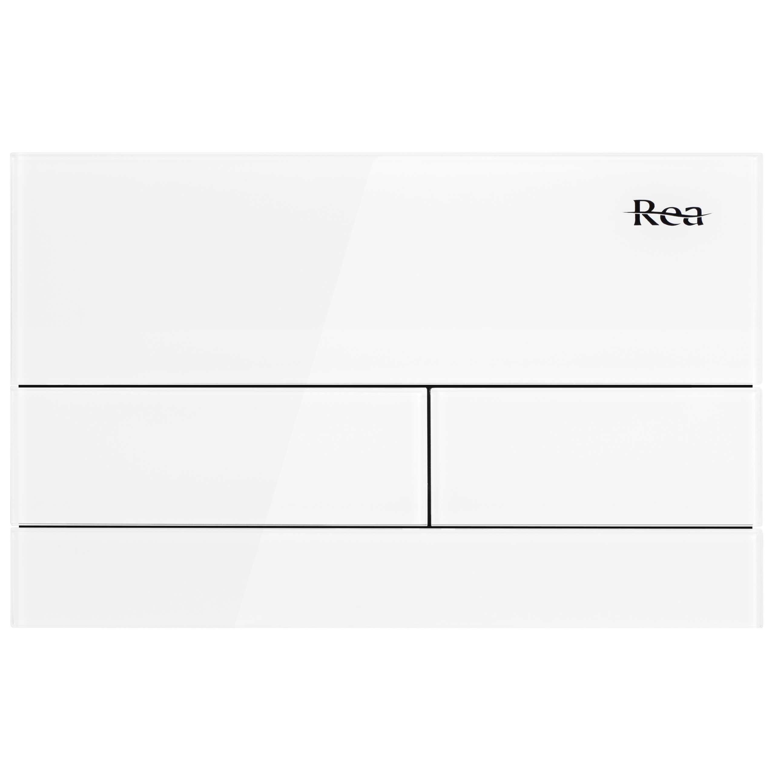 Image of Pulsante Per Supporto Set Da Incasso Wc K011a-q Rea T bianco Glass