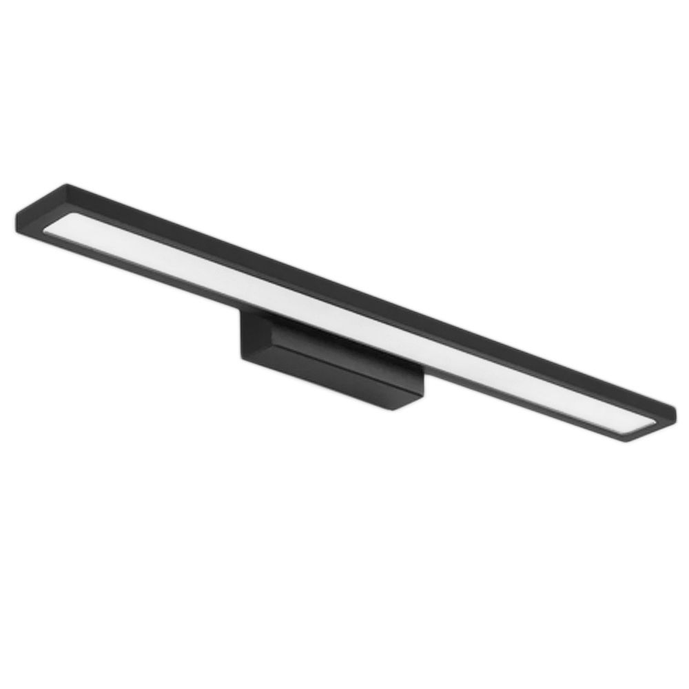 Image of Lampada Da Muro Da Bagno Led Sopra Specchio 40cm APP839-1W Flat nero