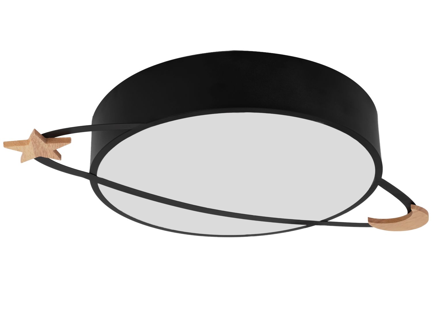 Image of Lampada Plafoniere Moon nero App866-c
