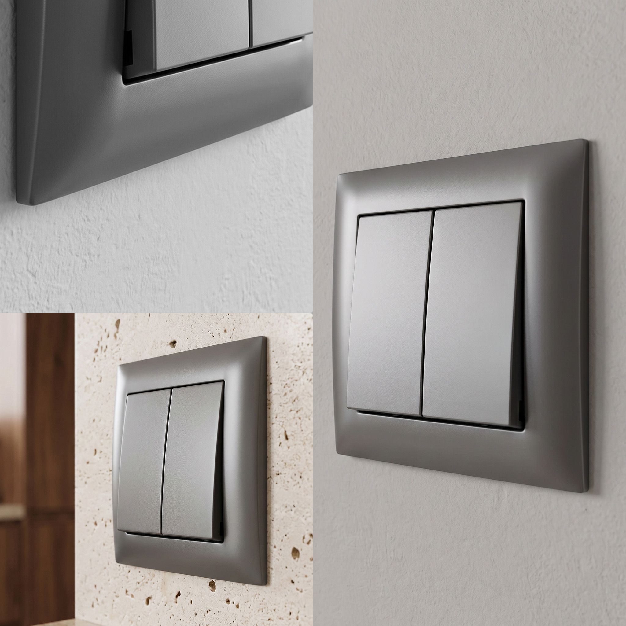Kaksoiskytkin Oste Jnh007-w Grey 5