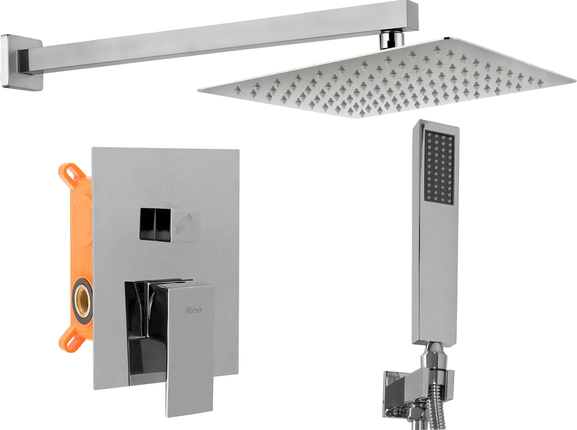 Image of Set Doccia Da Incasso Fenix Chrome Box