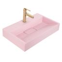 Conglomerate washbasin GOYA PINK 50CM