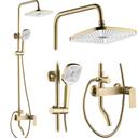 Conjunto de ducha REA STORM GOLD BRUSH