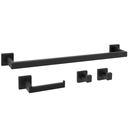 Badezimmer-Accessoire-Set Rio Black 4-teilig