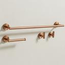 Badezimmer-Accessoire-Set Ari Brush Copper 4-teilig