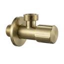 Ъглов вентил 02 1/2" x 3/4" Brush Gold