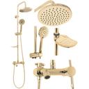 Shower set REA LUIS GOLD