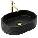 Aufsatzwaschbecken Rea Nicoletta Black