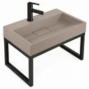 Konglomeratni umivaonik Rea GOYA 50CM Taupe + stalak