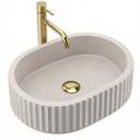 Umywalka nablatowa Rea Margaret Beige