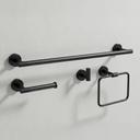 Badezimmer-Accessoire-Set GRID Black 4-teilig