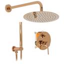 Kit de douche encastré Rea Lungo Copper + BOX