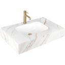 Wandwaschbecken REA Aresa Grey Gold 80