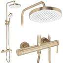 Shower set Rea Grace Brush Gold