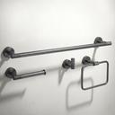 Badezimmer-Accessoire-Set GRID Titan 4-teilig