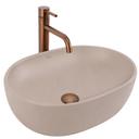 Countertop washbasin Rea Focus Taupe