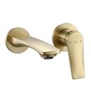 Inbyggd tvättställsblandare REA VISION Brush Gold + BOX