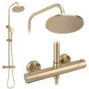 Tuš set s termostatom Rea PAROT BRUSHED GOLD