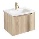 Bathroom vanity unit with sink Rea DB86-60L-3 Light 60cm
