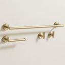 Badezimmer-Accessoire-Set Ari Brush Gold 4-teilig