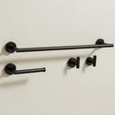 Badezimmer-Accessoire-Set Ari Black 4-teilig