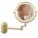 Mirror LED Glow Brush Gold