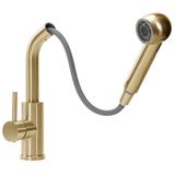 Grifo para cocina REA Troy oro cepillado