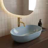 Aufsatzwaschbecken Rea LISA L.BLUE SHINY
