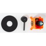 Set pentru dus Lugano Black Rea incastrabil +BOX