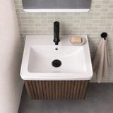 Badezimmerschrank mit Waschbecken Rea DB85-50-1 Dark 50cm
