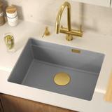 Granitspülbecken Logan 100 Grey Metallic