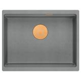 Granitspülbecken Logan 100 Grey Metallic