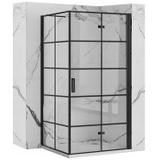 Duschkabine Rea Molier Black 110x80