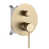 Rea Lungo Stripe Gold Brush paslēpts dušas komplekts + BOX