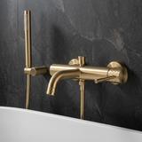 Badkarsblandare Rea Lungo Diamond Brush Gold