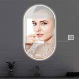 Zrkadlo LED EGG 60x80 cm