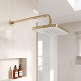Правоъгълна душ пита REA JS-032 Brushed Gold