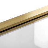 bathtub screen Rea Agat-2 100 BRUSH GOLD