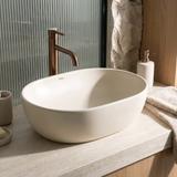 Countertop washbasin Rea Focus Creme