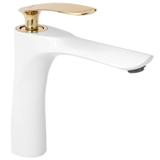 Waschbeckenarmatur Rea Orbit White Gold Low