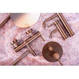 Rea Lungo Copper Brush bidē jaucējkrāns