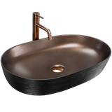 Aufsatzwaschbecken CLEO 61 Copper Bush / Black – REA