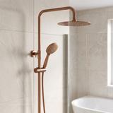 Thermostatic shower system Rea Lungo Diamond Copper