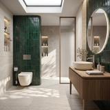 Set: Wall-Hung WC Bowl Focus + Countertop Washbasin Rea Focus Creme