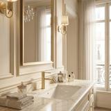 Waschbeckenarmatur Rea Venti Brush Gold Low