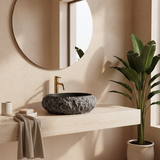 Aufsatzwaschbecken Rea Mika Gabro Black